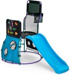 Záhradné multifunkčné centrum so šmykľavkou 6v1