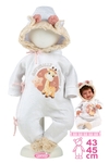 Llorens M844-82 oblečenie pre bábiku bábätko NEW BORN veľkosti 43-45 cm