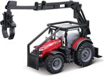 Bburago Farm Traktor 10cm Massey Ferguson 8740S - Forsttraktor