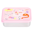 A Little Lovely Company – boîte à déjeuner en inox avec couvercle en plastique – princesses
