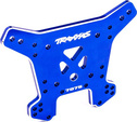 Torre de amortiguadores delantera de aluminio anodizado en azul Traxxas (para Sledge)
