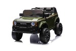 Elektrické autíčko Toyota Landcruiser 12V, vojenské zelené, široké jednomiestne sedadlo, 2