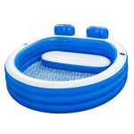 Bestway 54422 Piscina inflable familiar con asientos 231 x 219 x 79 cm