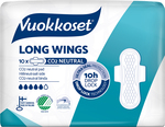 VUOKKOSET Vložky s krídelkami Long Wings (10 ks)