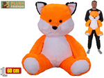 Plush Friends vulpe de pluș 60cm așezată 0m+