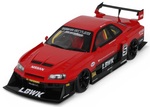 1:18 LB-ER34 SUPER SILHOUETTE SKYLINE AKTIV ROT 2