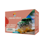 Cleverclixx Mágneses versenypálya – Zöld autó – 1 db