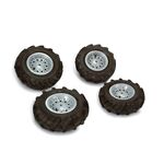 Rollytoys Nafukovacie pneumatiky na traktory Farmtrac Premium - šedé