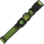 Obojok Active Dog Strong M limetka 2x34-49cm
