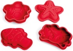 Bigjigs Toys Silikónové formičky červené Cherry