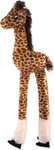 Giocattolo Dog Fantasy Jumbo giraffa sonagliante e frusciante 87cm