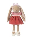 BK BUNNY SISTERS - iepure - rochiță roșie (30cm) Bukowski Design