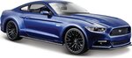 Maisto - 2015 Ford Mustang GT, metal modrý, 1:24
