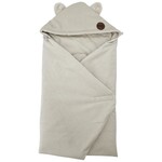 EKO Fußsack für Autositz Baumwolle Velvet Light Beige 110x100cm