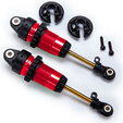 Traxxas tlmič GTR long červený PTFE TiN (2)