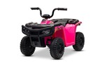 Licencovaná elektrická štvorkolka Arctic Cat 12V so zadným pohonom, ružová, LED svetlá, Lí