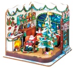 2Kids Toys 3D drevená skladačka Miniatúra domčeka Santova dielňa
