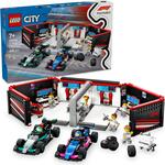 LEGO® City 60444 Garáž F1® a autá Mercedes-AMG a Alpine