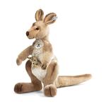 STEIFF Originals Kango kangaroo with baby, beige plyšová hračka