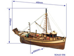 OCCRE Palamos rybárska loď 1:45 kit