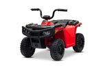 Licencovaná elektrická štvorkolka Arctic Cat 12V so zadným pohonom, červená, LED svetlá, L