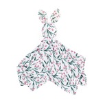 PETITE&amp;MARS Maznáčik bambusový mušelínový Hugo Pink Meadow 0m+