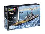 Starter Kit loď 75183 - Bitevní loď USS New Jersey (1:1200)