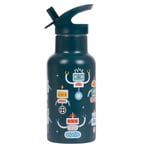 A Little Lovely Company - bouteille en acier inoxydable, 350 ml - robots