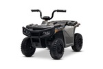 Licencovaná elektrická štvorkolka Arctic Cat 12V so zadným pohonom, sivá, LED svetlá, Líti