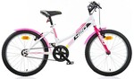 Dino Bikes - Detský bicykel 20" 420D - 0509SC - AURELIA Sport bielo-ružový