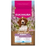 Krmivo EUKANUBA Grain Free Puppy Small &amp; Medium rich in ocean fish 3 kg