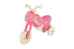Bicicletta senza pedali Enduro Yupee rosa pastello grande altezza sedile 31cm capacità fino a 25kg