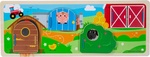 Bigjigs Toys Senzorické puzzle farma