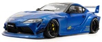 1:18 TOYOTA GR SUPRA LIBERTY WALK BODY KIT BLAU METALLIC - SOLIDO