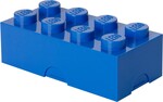 LEGO® box na desiatu 8 - modrá 100 x 200 x 75 mm