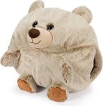 Cuscino Cozy Noxxiez HW729 Orso - cuscino in peluche riscaldante 3 in 1